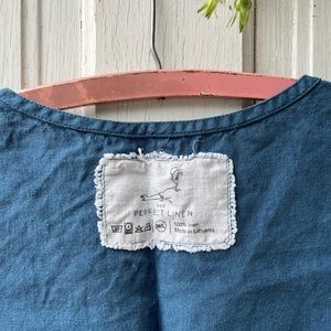 Not Perfect Linen Prague Swing Top